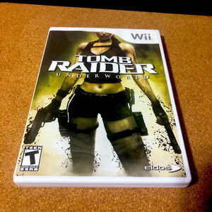 Wii  Tomb Raider Under World Complete 2008 Preowned Tested Works